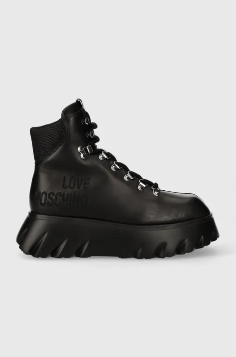 Love Moschino magasszárú cipő CLIMB60 fekete, női, platformos, JA21116G0HIA700A