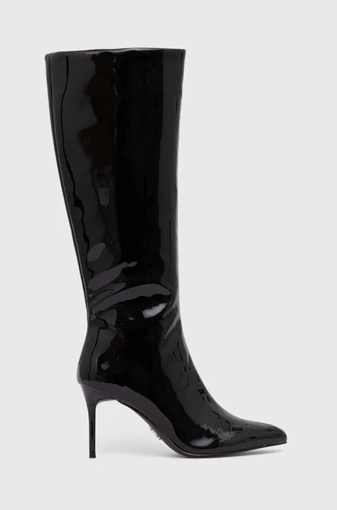 Čizme Steve Madden Lovable za žene, boja: crna, s tankom potpeticom, SM11002618