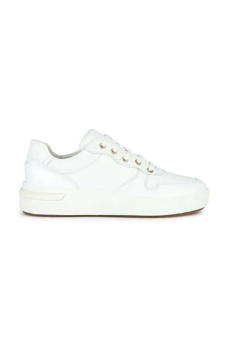 Δερμάτινα αθλητικά παπούτσια Geox D DALYLA A χρώμα: άσπρο, D35QFA 08502 C1000