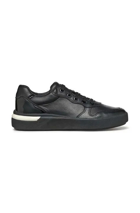 Δερμάτινα αθλητικά παπούτσια Geox D DALYLA A χρώμα: μαύρο, D35QFA 08502 C9999