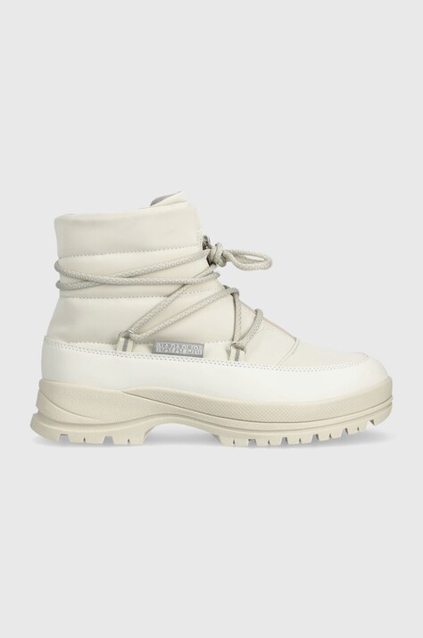 Napapijri pantofi MUD femei, culoarea bej, cu platforma, izolare usoara, NP0A4HW4.002