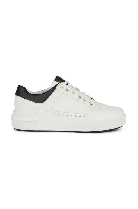 Δερμάτινα αθλητικά παπούτσια Geox D DALYLA A χρώμα: άσπρο, D36QFA 04654 C0404