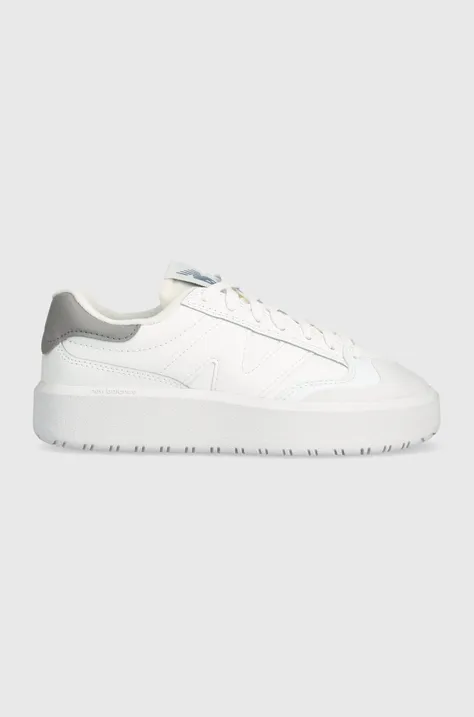 Δερμάτινα αθλητικά παπούτσια New Balance CT302LP χρώμα: άσπρο