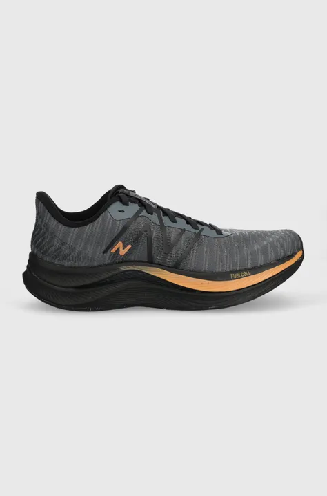 Tekaški čevlji New Balance FuelCell Propel v4 siva barva