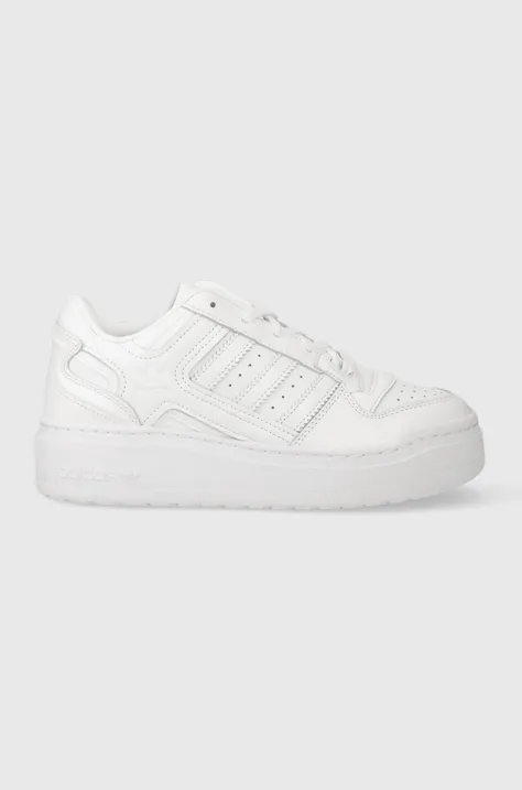 Kožené tenisky adidas Originals biela farba