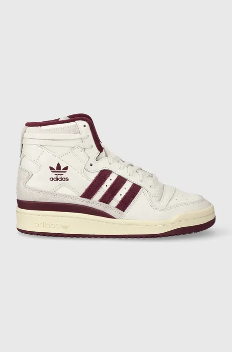 Kožené sneakers boty adidas Originals Forum 84 bílá barva, IF2736