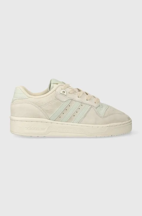 adidas Originals sneakersy zamszowe RIVALRY LOW IF5179 kolor beżowy