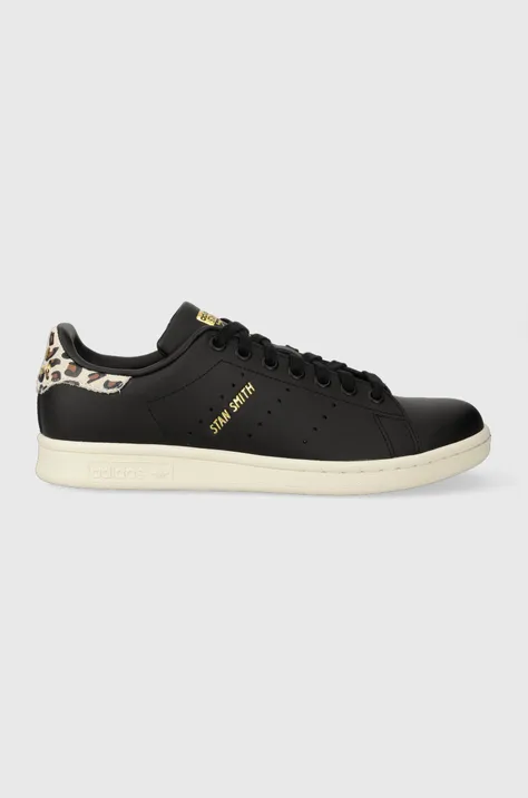 adidas Originals sneakers din piele Stan Smith culoarea negru IE4633