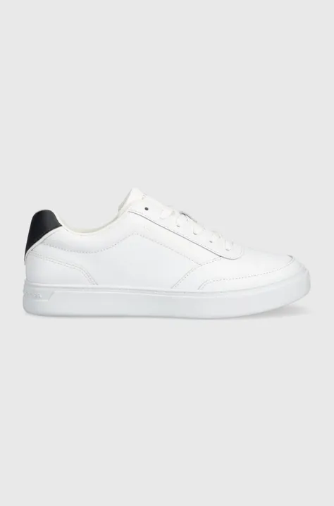 Tommy Hilfiger sneakersy skórzane TH ELEVATED CLASSIC SNEAKER kolor biały FW0FW07567