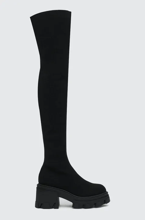 Čizme Aldo Dyno za žene, boja: crna, s debelom potpeticom, 13620972Dyno