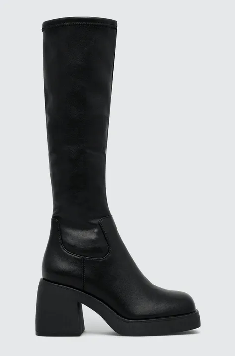 Čizme Aldo Auster za žene, boja: crna, s debelom potpeticom, 13620687Auster