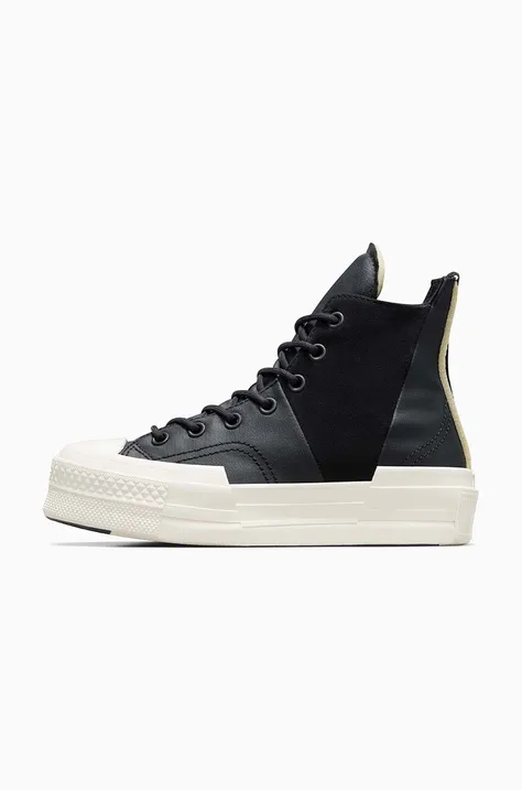 Πάνινα παπούτσια Converse Chuck 70 Plus χρώμα: μαύρο, A05260C