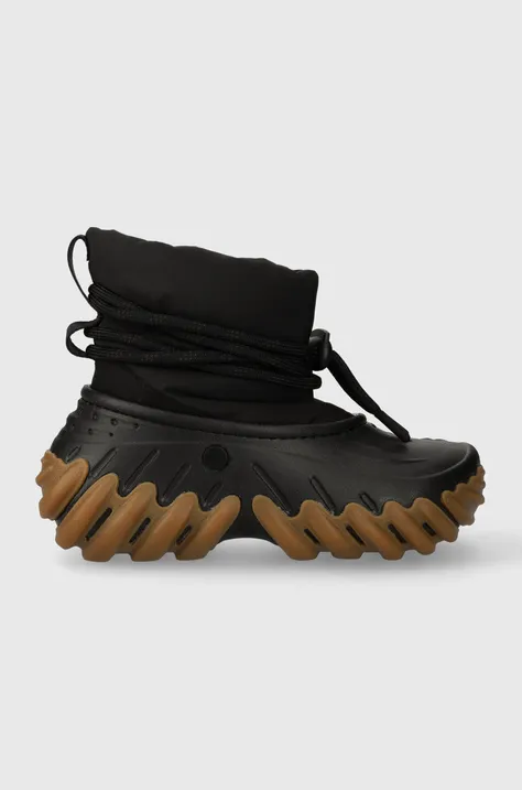Μπότες χιονιού Crocs Echo Boot χρώμα: μαύρο, 208716
