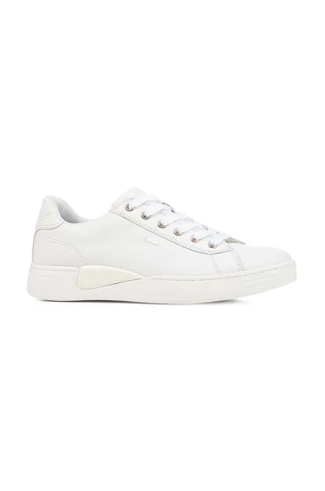 Δερμάτινα αθλητικά παπούτσια Geox D LAURESSA B χρώμα: άσπρο, D2624B 00085 C1000