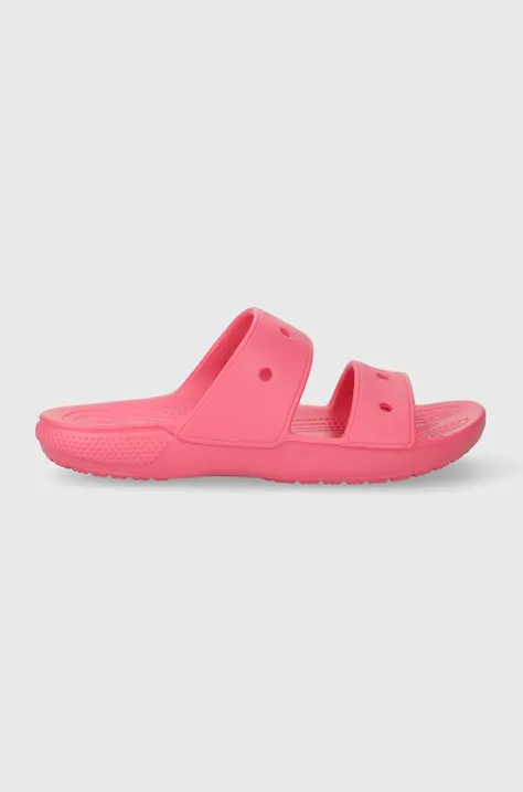 Παντόφλες Crocs χρώμα: ροζ