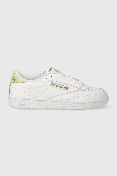 Кожени маратонки Reebok Club C 85 в бяло