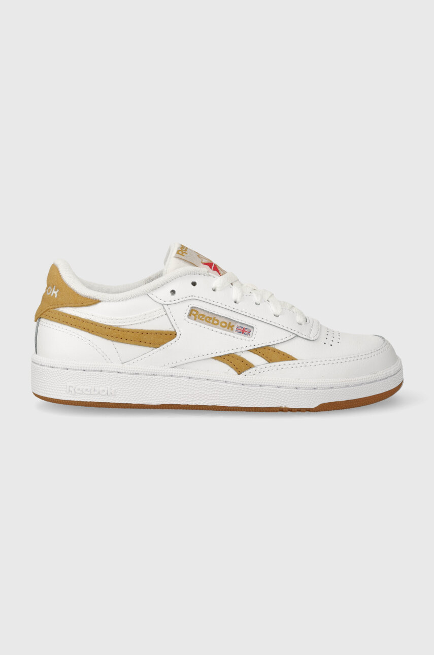 Δερμάτινα αθλητικά παπούτσια Reebok Club C Revenge χρώμα: άσπρο