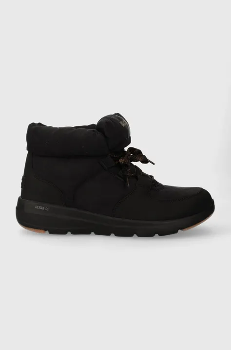 Μπότες χιονιού Skechers GLACIAL ULTRA χρώμα: μαύρο