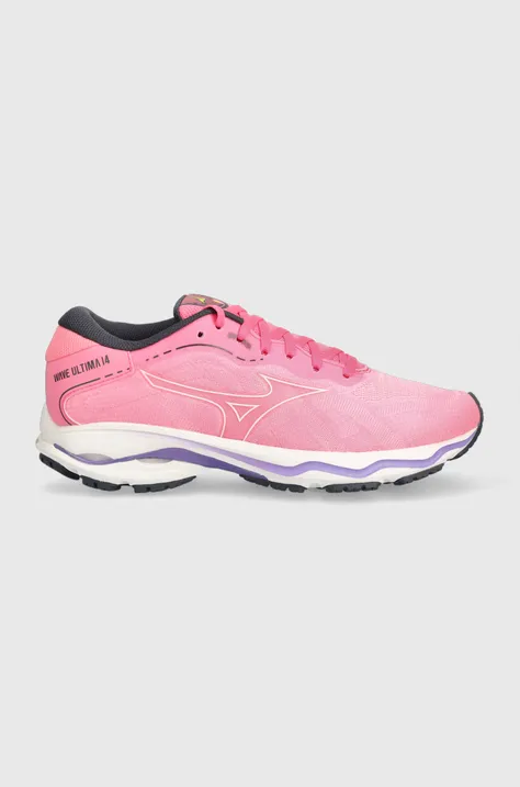 Tekaški čevlji Mizuno Wave Ultima 14 roza barva