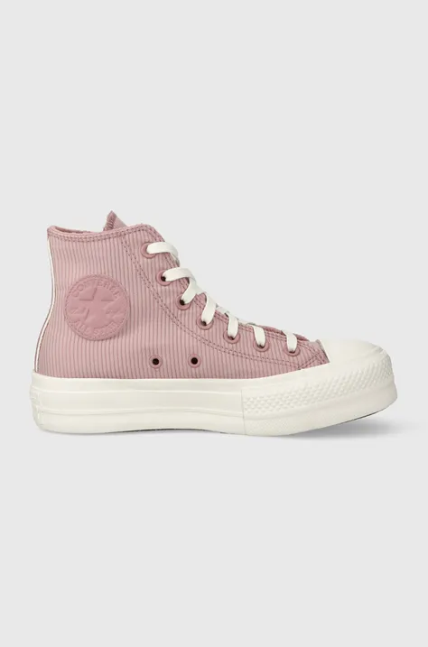 Converse trainers A06148C CHUCK TAYL ALL STAR LIFT women's pink color