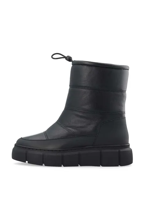 Kožne cipele za snijeg Bianco BIAVIBER boja: crna, 11300591