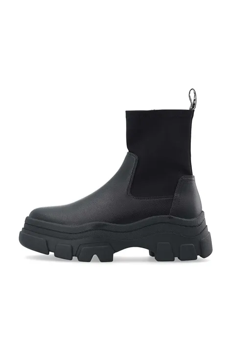 Členkové topánky Bianco BIANANNA dámske, čierna farba, na platforme, 11300727