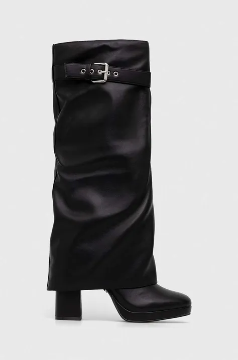 Μπότες Steve Madden Mella χρώμα: μαύρο, SM11002692