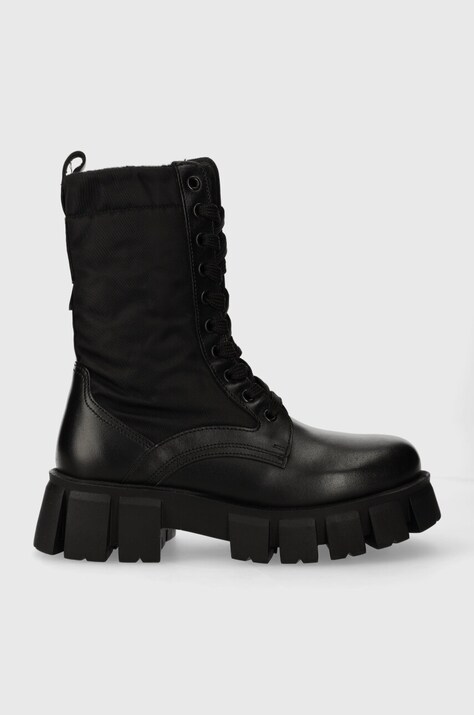 Čizme Marc O'Polo za žene, boja: crna, s platformom, s toplom podstavom, 30917366301311 MM2M3053