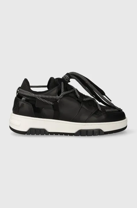 Δερμάτινα αθλητικά παπούτσια Off Play SORRENTO χρώμα: μαύρο, SORRENTO 1 BLACK, GLITTER