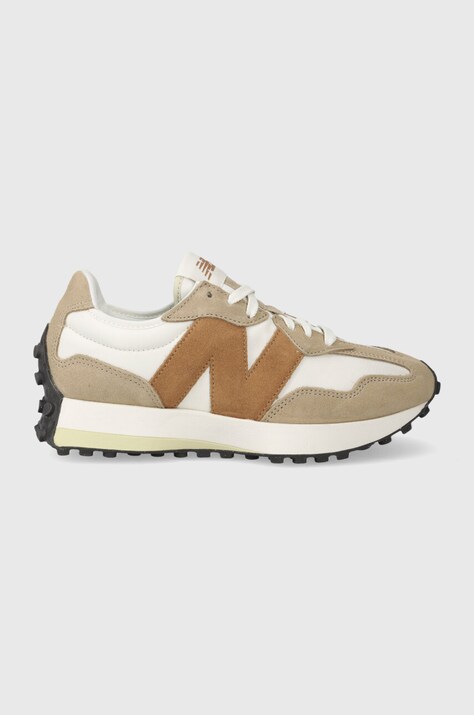Tenisky New Balance 327 béžová farba