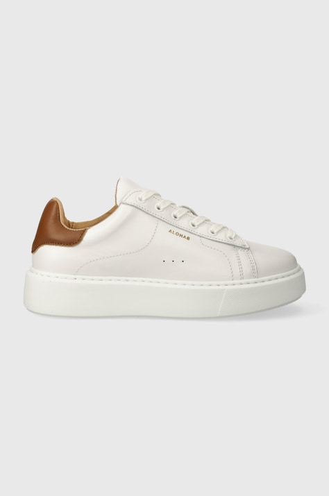 Alohas Sneakersy skórzane tb.65 kolor biały S00603.80