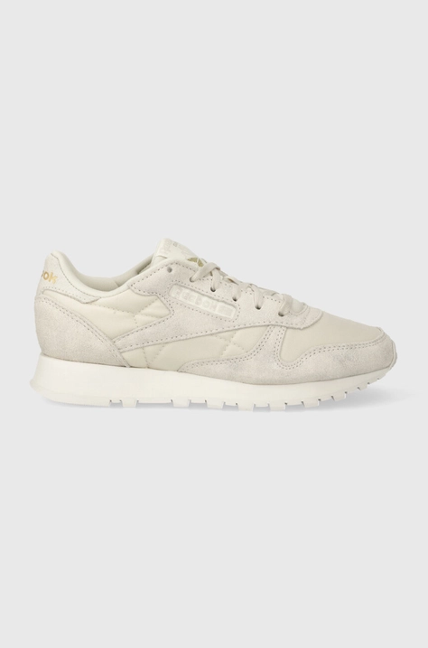 Superge Reebok Classic CLASSIC LEATHER bež barva