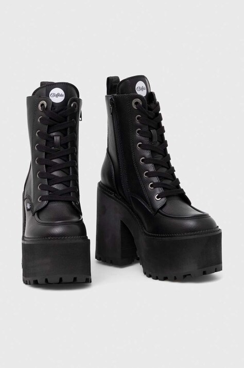 Черевики Buffalo Killah Lace Up Mid — AW23-OBD3U3, чорний — фото 2