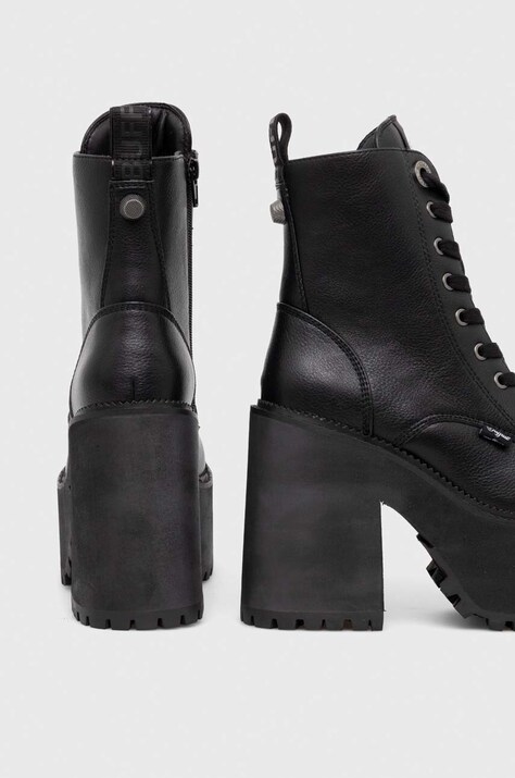 Черевики Buffalo Killah Lace Up Mid — AW23-OBD3U3, чорний — фото 3