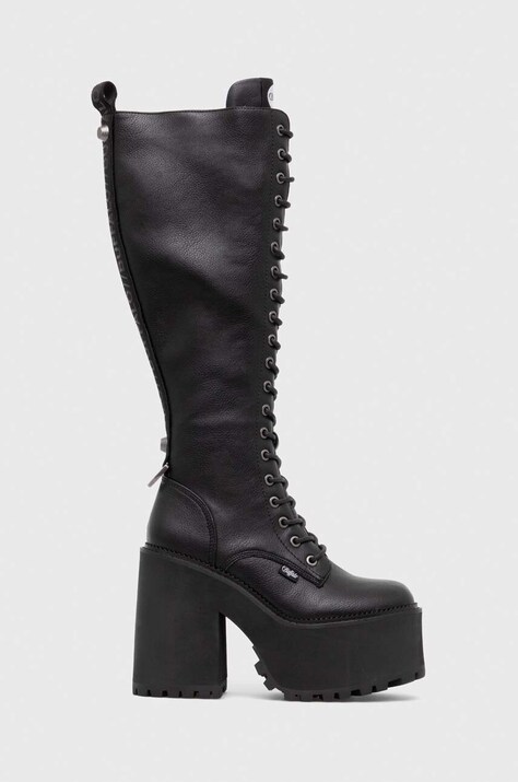 Μπότες Buffalo Killah Lace Up Hi χρώμα: μαύρο, 1622377 F30