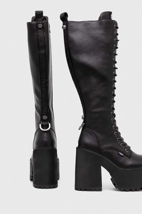 Чоботи Buffalo Killah Lace Up Hi — AW23-OBD3W4, чорний — фото 3