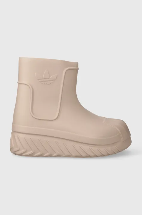 Gumene čizme adidas Originals Adifom Superstar Boot za žene, boja: bež, ID4280