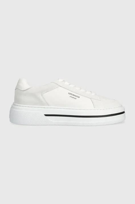Δερμάτινα αθλητικά παπούτσια Copenhagen χρώμα: άσπρο, CPH181
