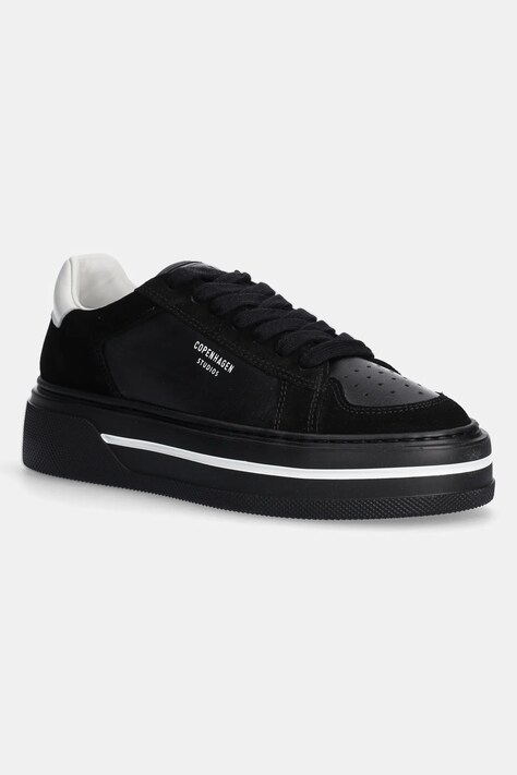 Kožené sneakers boty Copenhagen Leather mix černá barva, CPH181