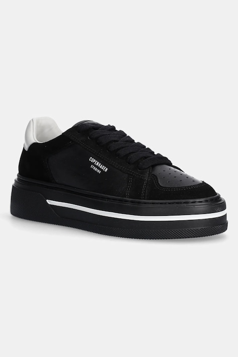 Kožené sneakers boty Copenhagen Leather mix černá barva, CPH181