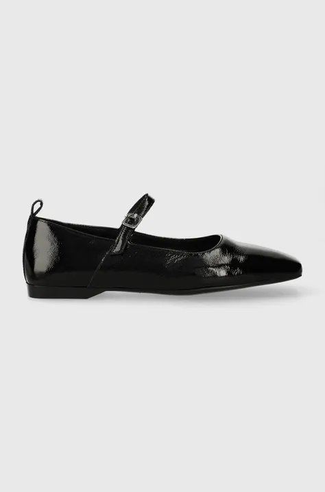 Usnjene balerinke Vagabond Shoemakers DELIA črna barva, 5307.460.20
