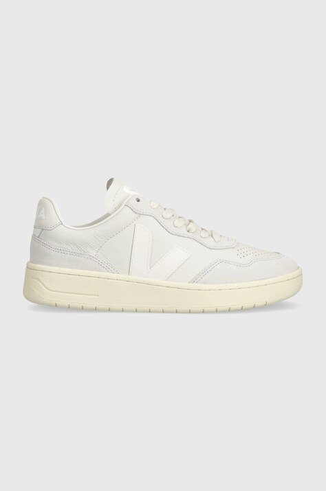 Veja sneakers din piele V-90 culoarea gri VD2003379A