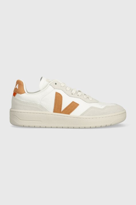 Veja sneakers din piele V-90 culoarea gri VD2003389A