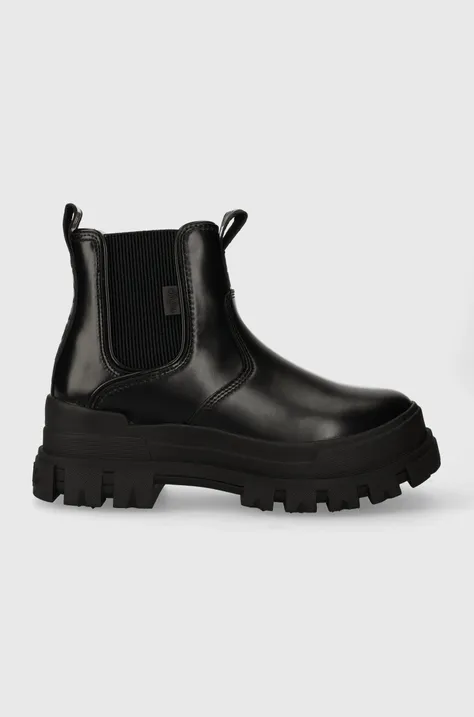 Μπότες τσέλσι Buffalo Aspha Chelsea Warm χρώμα: μαύρο, 1622286 F31622286