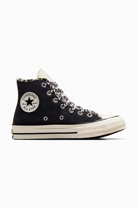 Superge Converse Chuck 70 ženske, črna barva, A05356C