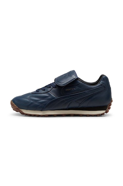 Usnjene superge Puma Fenty x Puma mornarsko modra barva, 39835201