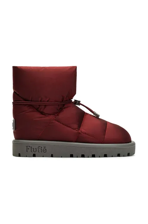 Зимові чоботи Flufie Metallic колір бордовий