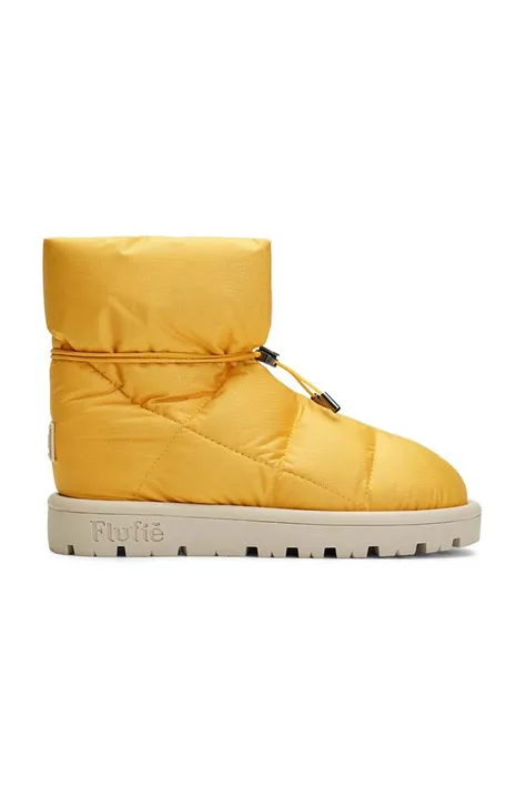 Flufie stivali da neve Macaron colore giallo
