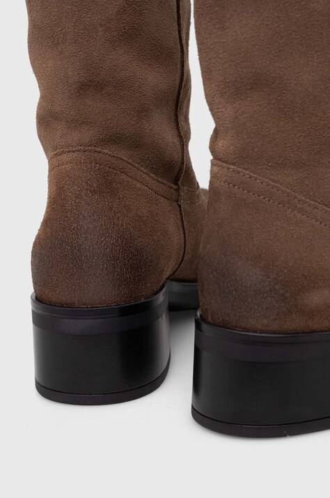 Замшеві чоботи Steve Madden Banner — AW23-OBD4BE, коричневий — фото 3