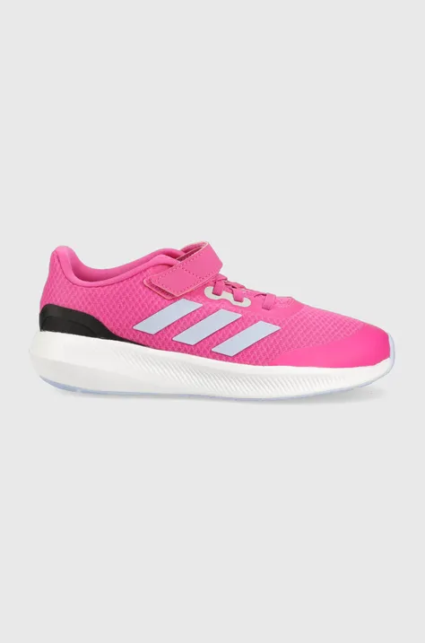 Дитячі кросівки adidas RUNFALCON 3. EL K колір рожевий